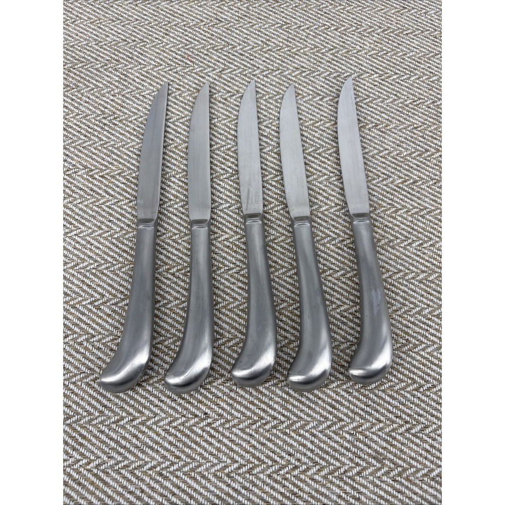 Rogers LIBERTY BELL (E) Korea Set of 4 Dinner Steak Knives Stainless
